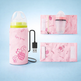 USB Portable Travel Milk Warmer Bag | Constant Temperature Baby Feeding Bottle Heating Cover